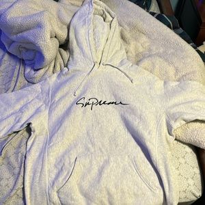 Supreme classic script hoodie